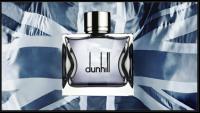 Dunhill Fragrance marketing image featuring Union Jack