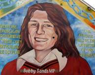 Mural to Bobby Sands, Sinn Fein offices, Belfast