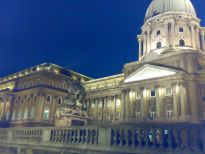 Buda Palace Castle at night