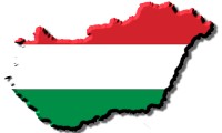 Outline map of Hungary