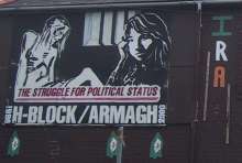 Belfast Mural to the Hunger Strikers