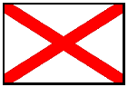 The Cross of Saint Patrick Cross of St Patrick - A red saltire on a white field