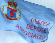 UDA flag flying in Ahoghill