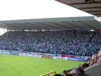 Windsor Park's Kop Stand, from the North Stand The Kop Stand of Windsor Park